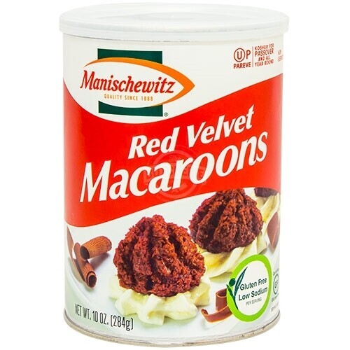 Manischewitz Macaroons Red Velvet Kfp, 10 Oz