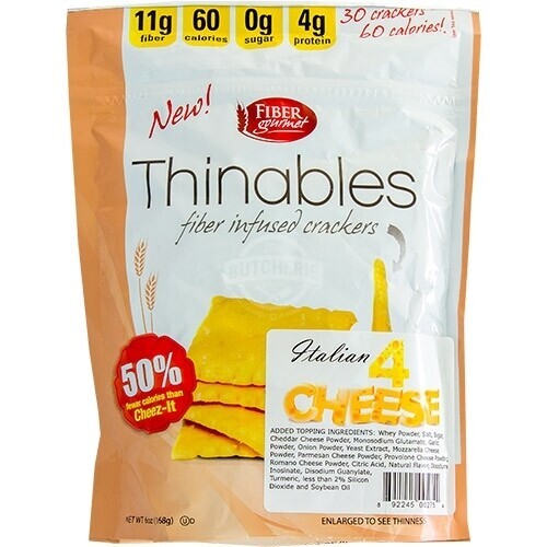 Fiber Gourmet Italian 4 Cheese Thinables, 6 Oz