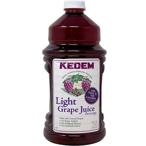 Kedem Grape Juice Light, 96 Oz