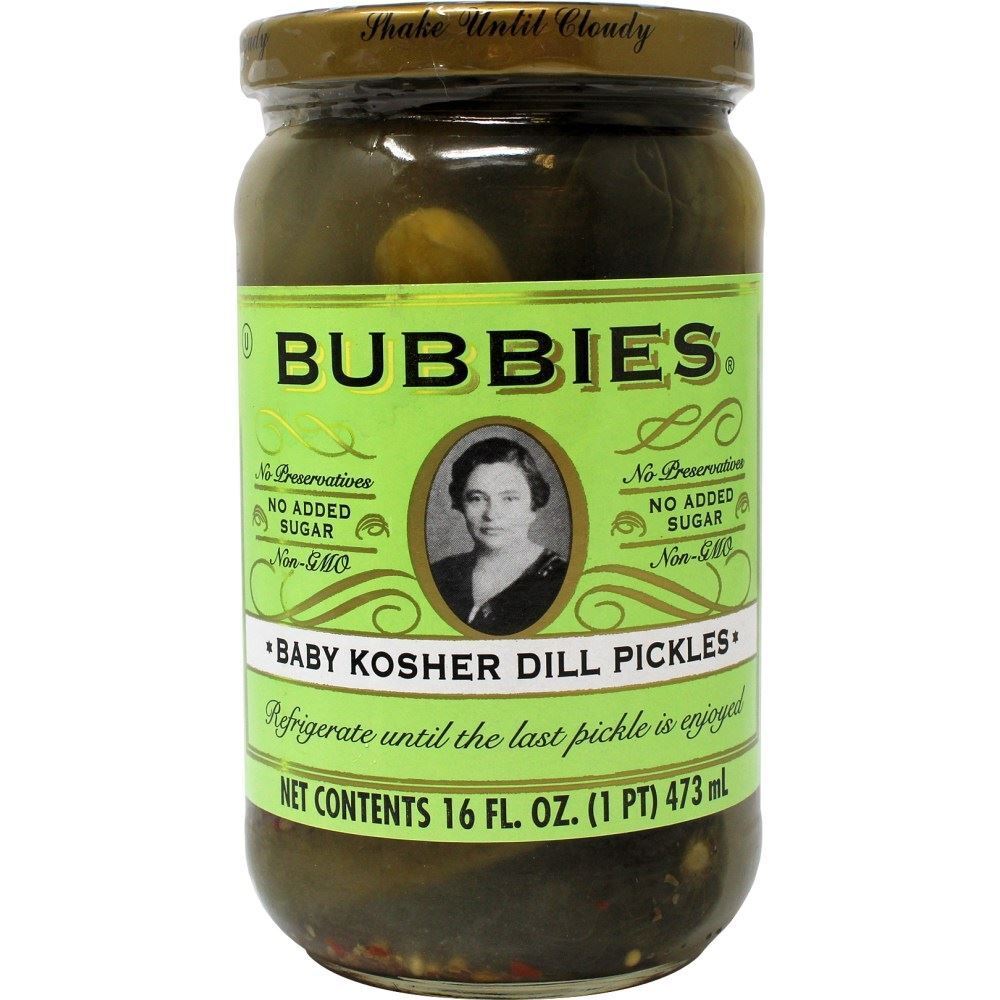 BUBBIES PICKLES PURE KOSHER DILLS