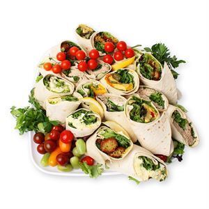 Our vegetarian  Wrap Platter