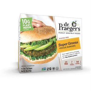 Dr. Praeger's Super Greens Veggie Burgers, 10 Oz