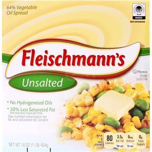 Fleischmann's Margarine Unsalted, 16 Oz