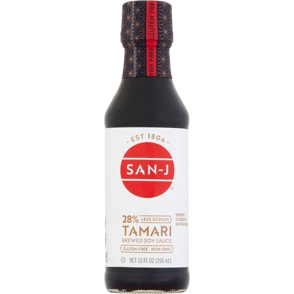 San-J Tamari Soy Sauce Low Salt, 10 Oz