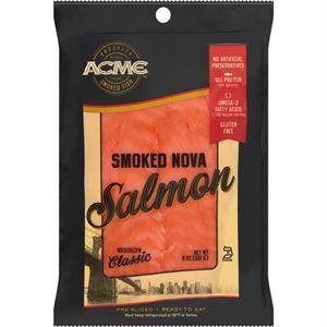 Acme Smoked Nova Salmon Lox, 8 Oz