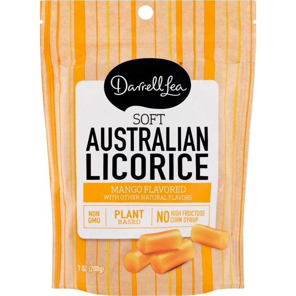 Darrell Lea Soft Liquorice Mango, 7 Oz