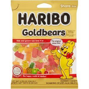 Paskesz Haribo Gummi Bears, 5.29 Oz
