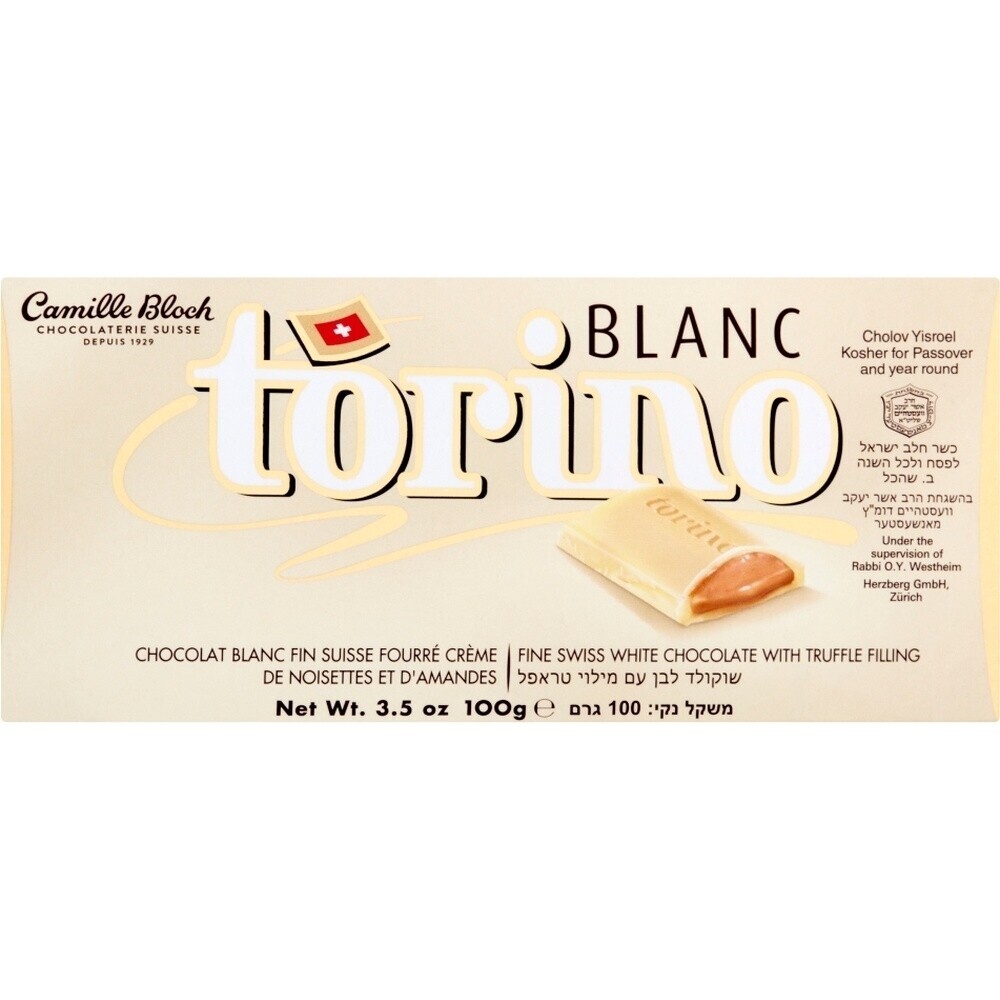 Camille Bloch Torino Filled White, 3.5 Oz