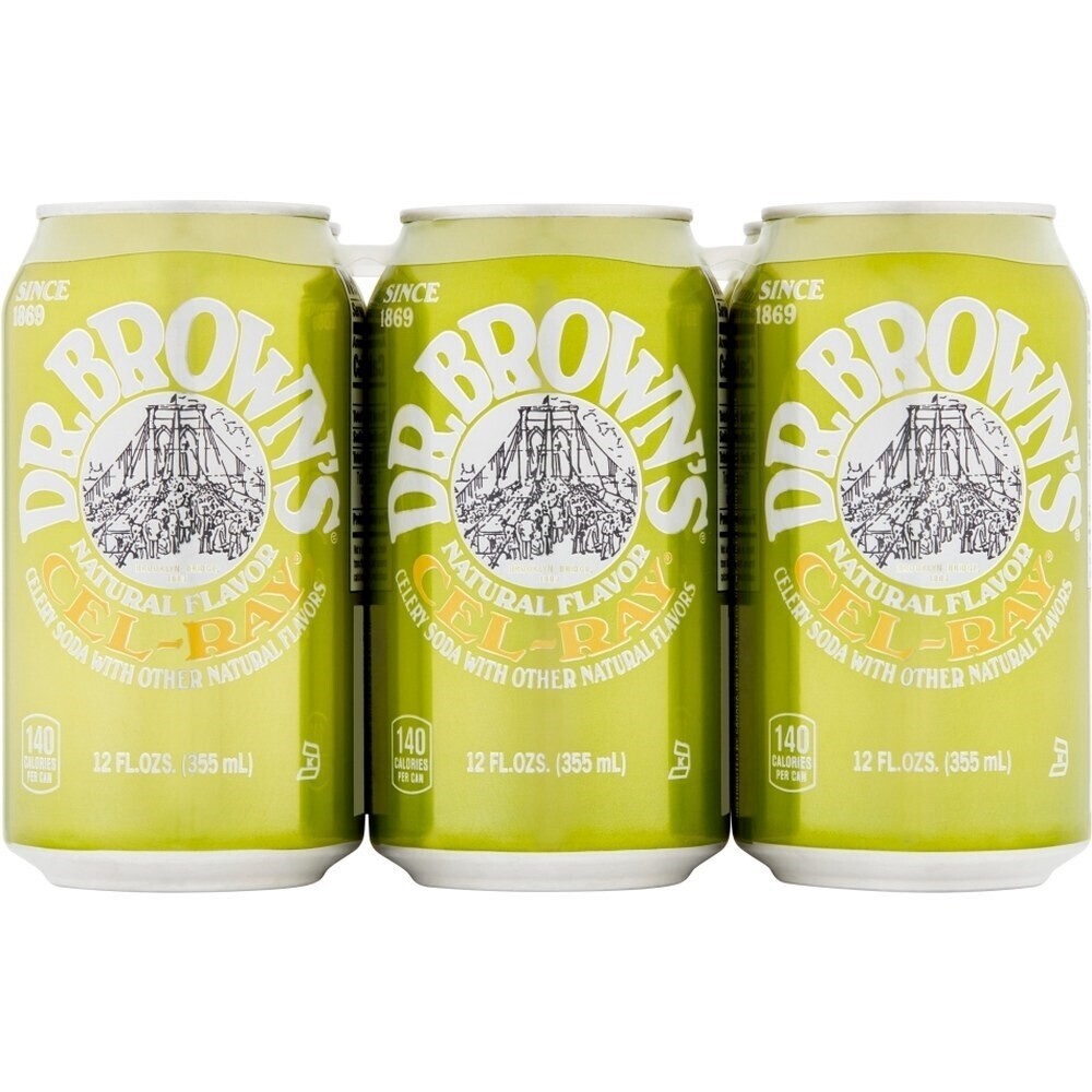 Dr. Brown's Cel-Ray Soda, 6pk