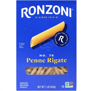 Ronzoni Penne Rigate #76, 1 Lb