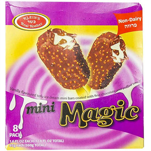 Klein's Real Kosher Mini Magic Ice Cream Bar, 8 Pack, 12.8 Oz