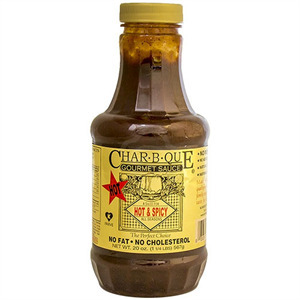 Char-B-Que Sauce Hot & Spicy, 20 Oz