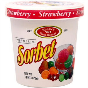 Strawberry Sorbet - Parve