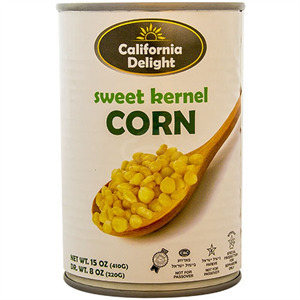 California Delight Sweet Kernel Corn  KITNYIOT, 15 Oz