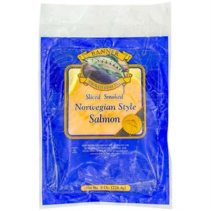 Banner Norwegian Smoked Salmon Lox, 8 Oz