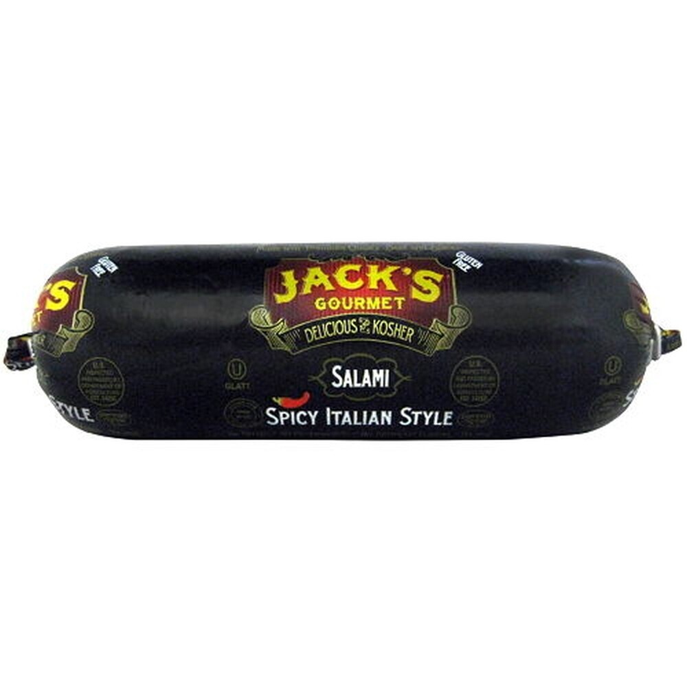 Jack's Gourmet Spicy Italian Salami, 12 Oz