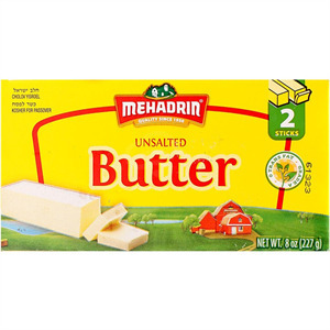 Mehadrin Unsalted Butter 8oz