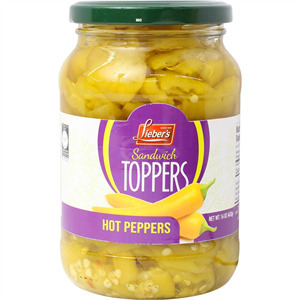 Lieber's Hot Peppers Sandwich Toppers