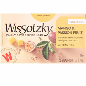Wissotzky Tea Mango & Passion Fruit, 1.55 Oz