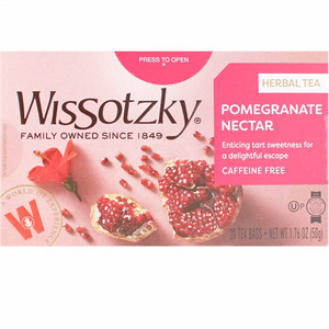 Wissotzky Pomegranate Orchard Tea, 20 Pk
