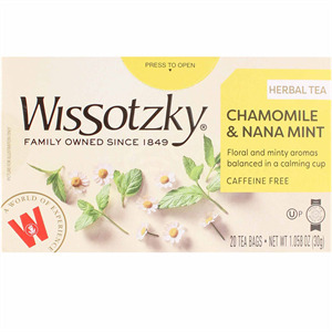 Wissotzky Chamomile & Nana Tea, 20 Pk