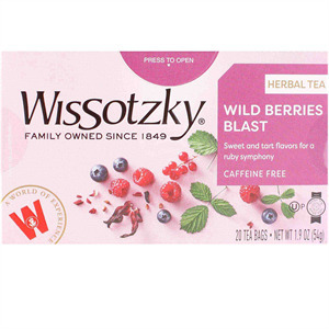 Wissotzky Tea Wildberry Nectar, 20 Ct