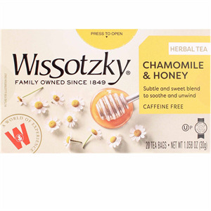 Wissotzky Chamomile & Honey Tea, 20 Pk