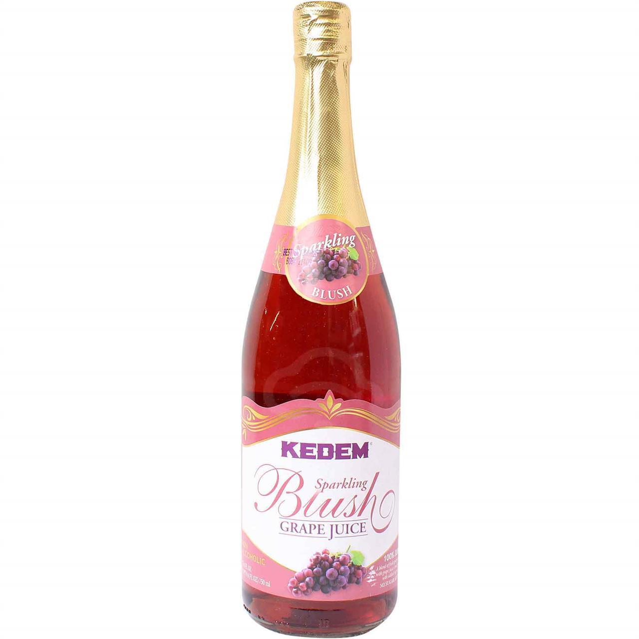 Kedem Sparkling Grape Juice Blush, 25.4 Oz