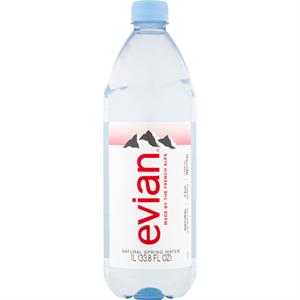 EVIAN - NATURAL SPRING WATER - 1 LITER
