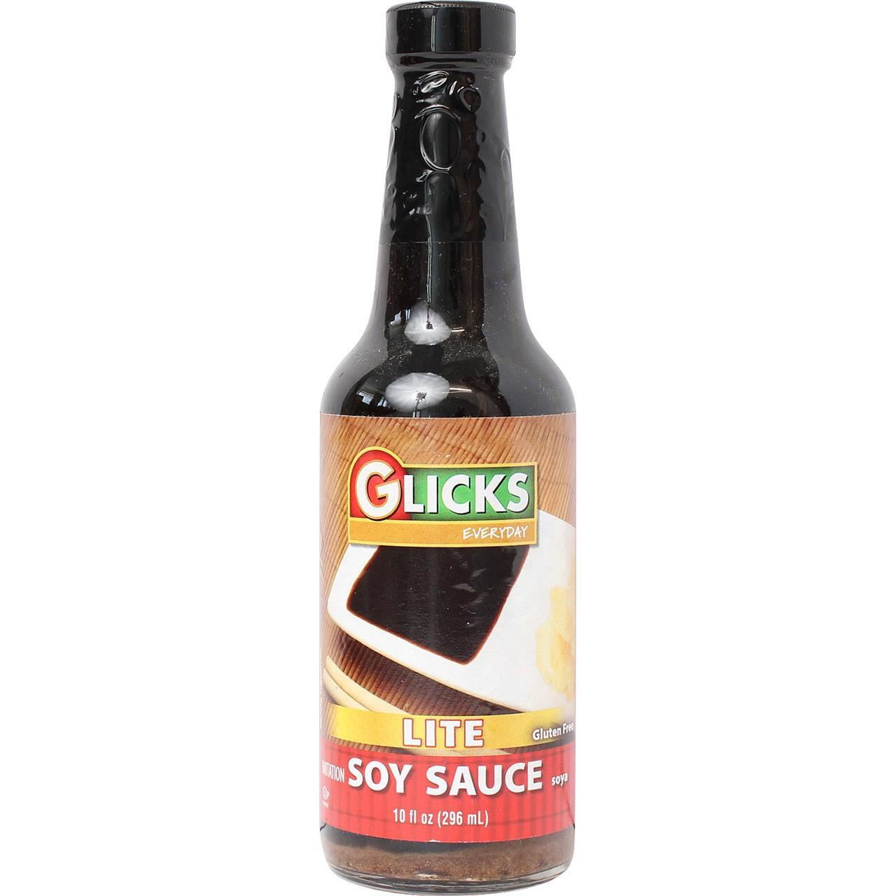 Glicks Imitation Soy Sauce Less Sodium