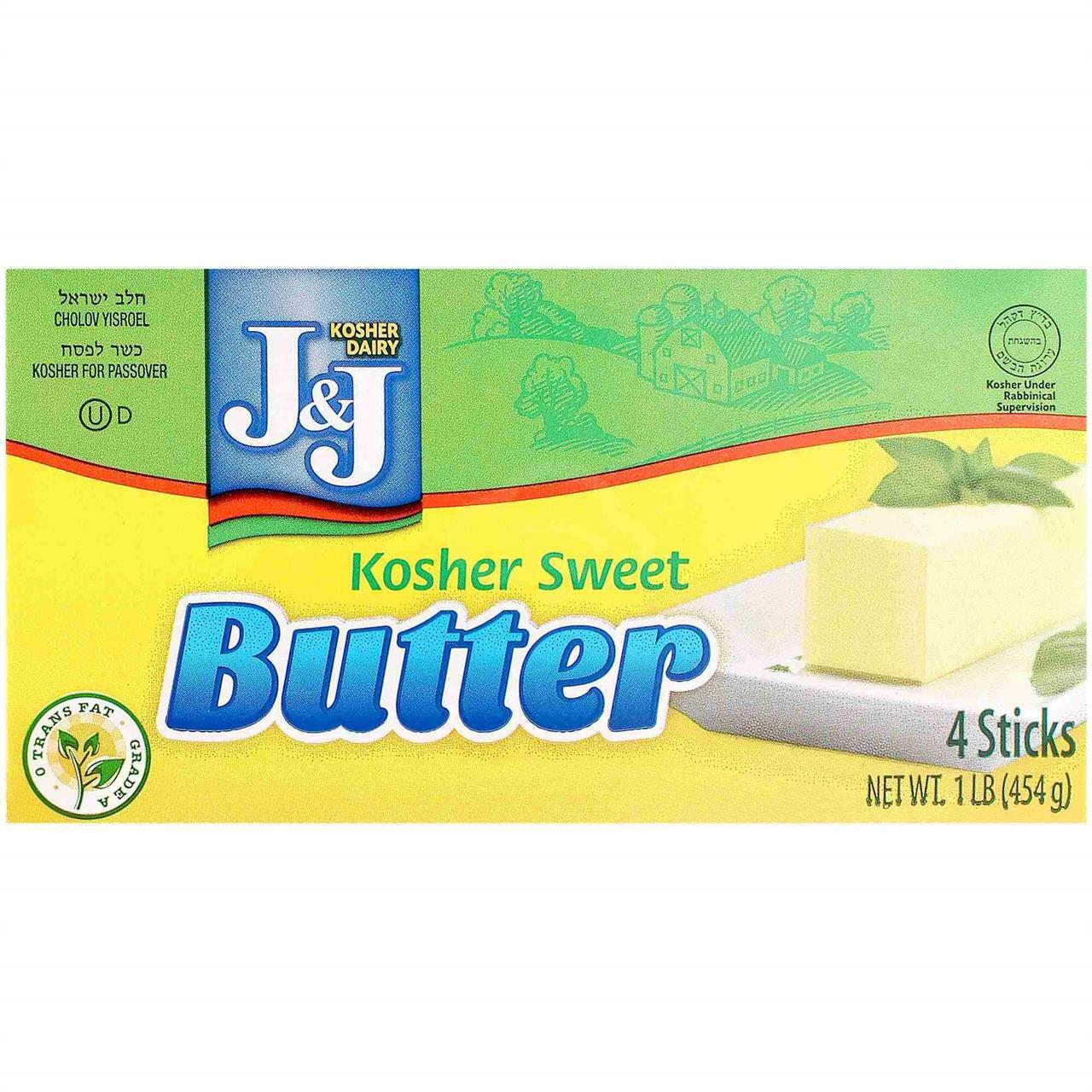 J&J Butter Sticks 4 Quaters, 16 Oz