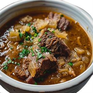 Slow-Braised Short Ribs Soup